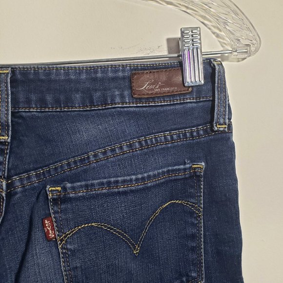 Levi's Slight Curve Dark Wash Skinny Jeans Size 26 - Picture 6 of 7